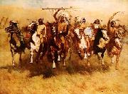 Frederick Remington Victory Dance USA oil painting artist